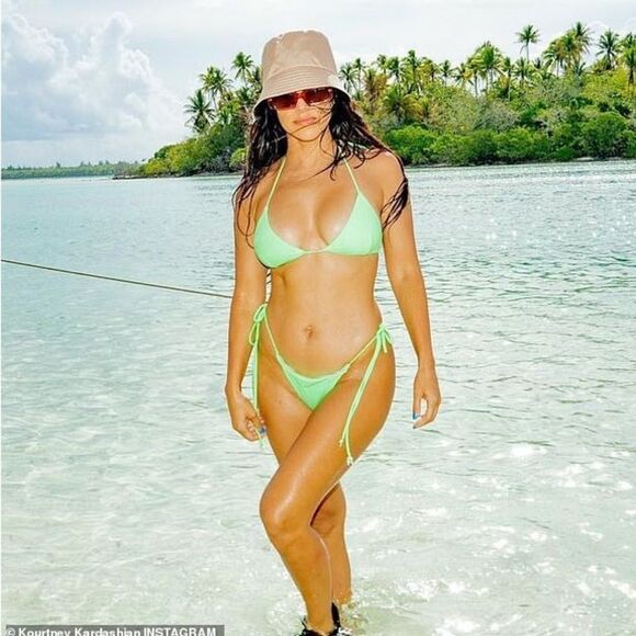 Meshki Green Aliza String Tie Swim Bottoms - Picture 2 of 7